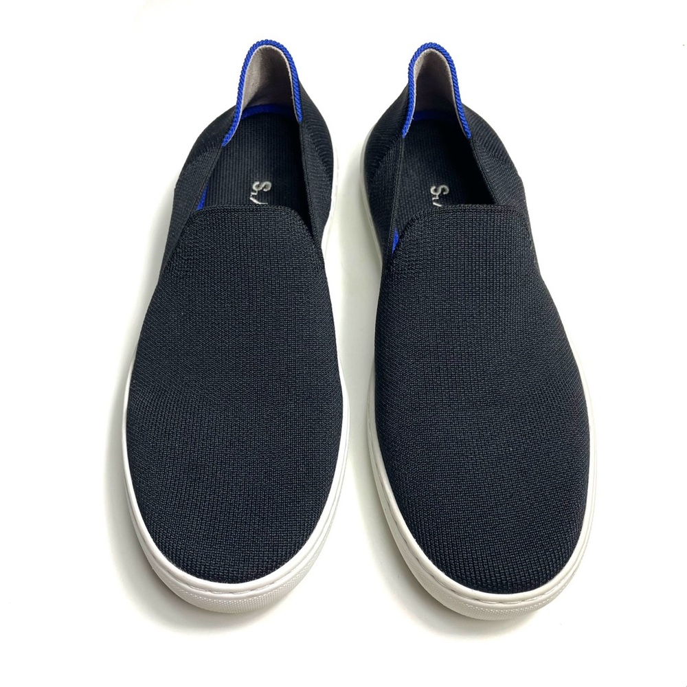 Rothy’s The Original Slip On Sneaker Solid Black Sz 8.5 - Picture 2 of 10